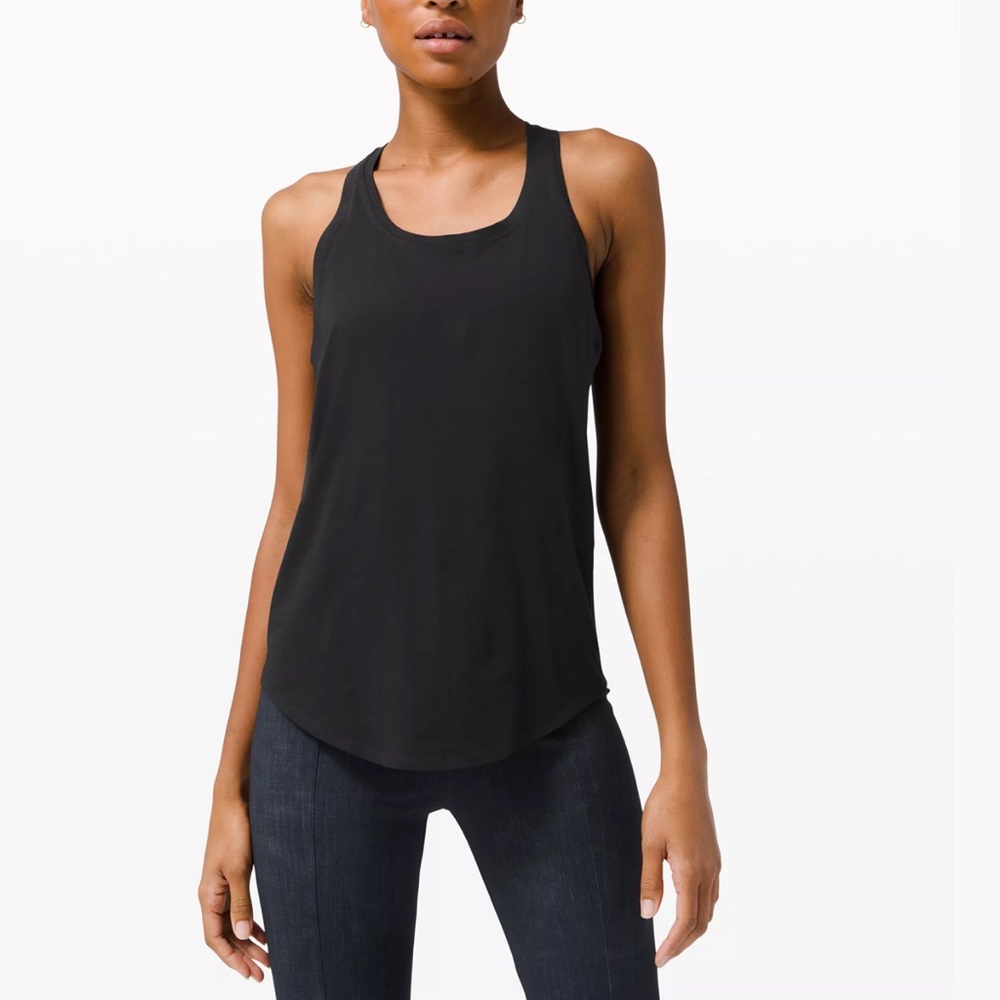 Love Tank Pleated Racer Back NWT size 10